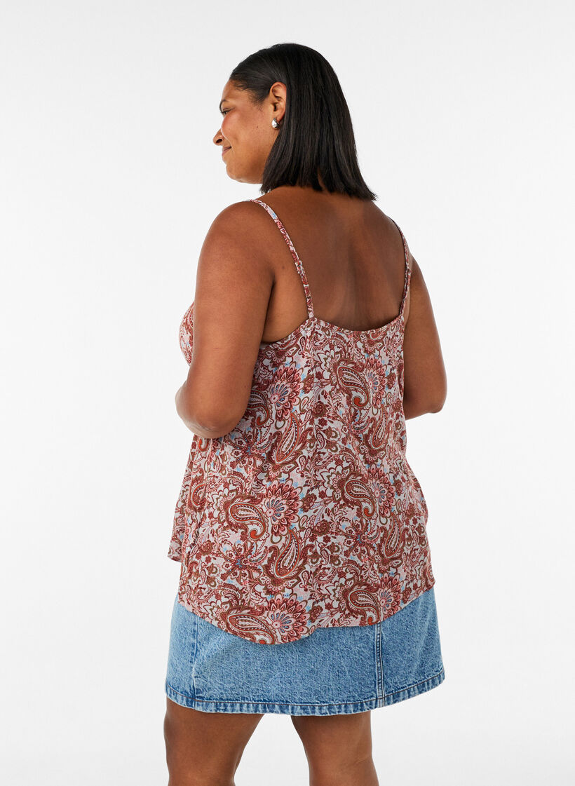Tr&auml;gertop aus Viskose, Pink, Model image number 2