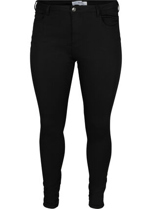 Stay black Amy Jeans mit hoher Taille, Black, Packshot image number 0