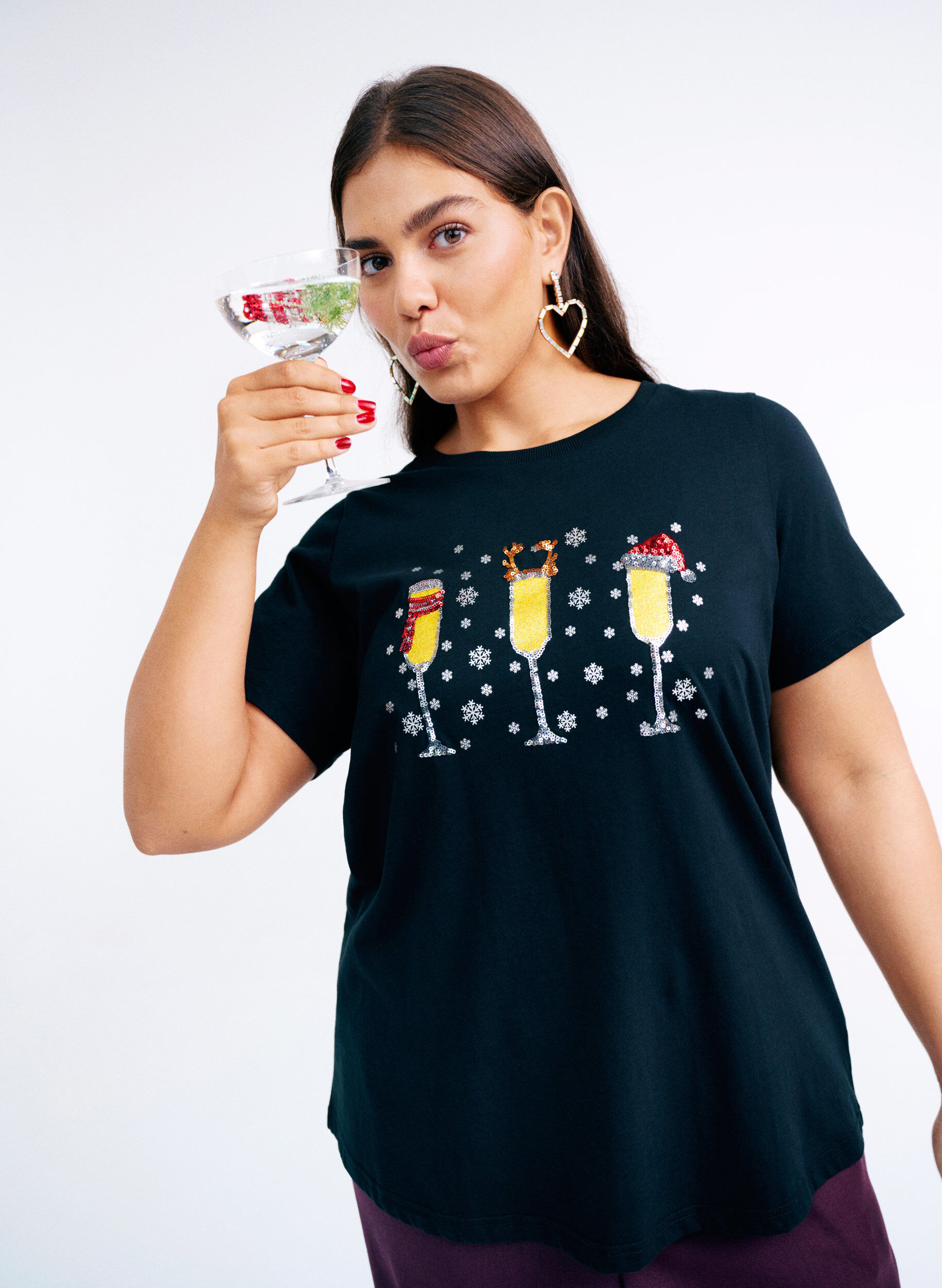 Weihnachts-T-Shirt aus Bio-Baumwolle