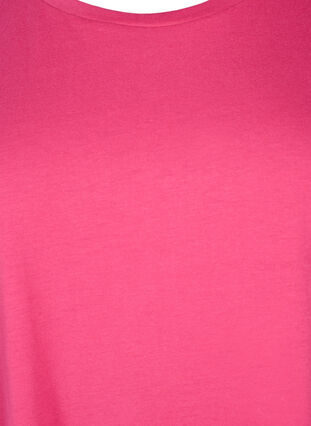 Kurzärmliges T-Shirt aus einer Baumwollmischung, Raspberry Sorbet, Packshot image number 2