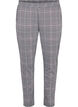 Cropped Hose Maddison mit Karomuster, Black Check, Packshot image number 0