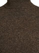 Strickweste mit Rollkragen, Braun, Packshot image number 2