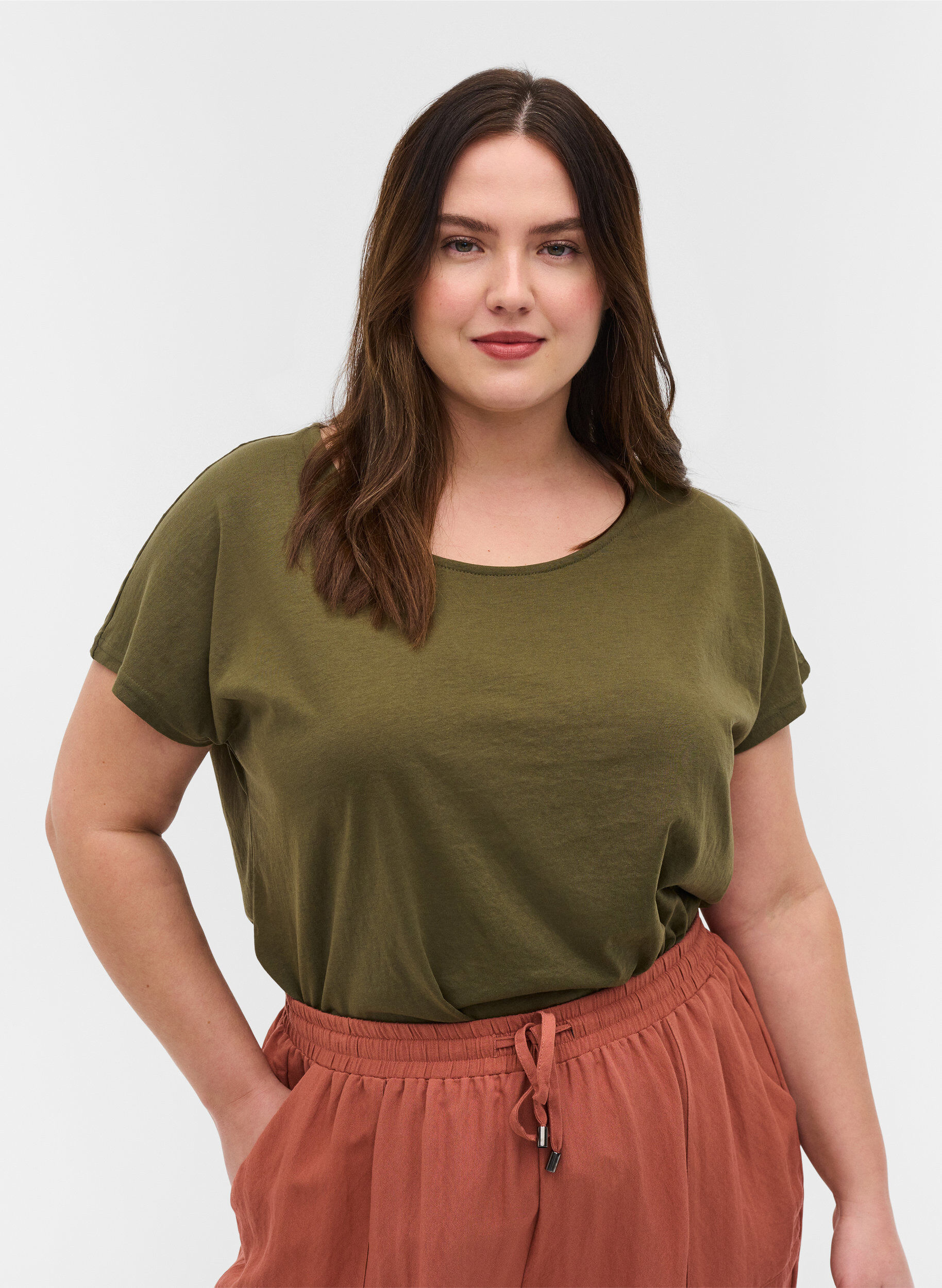 ZizziT-Shirt, Ivy Green, Model image number 0