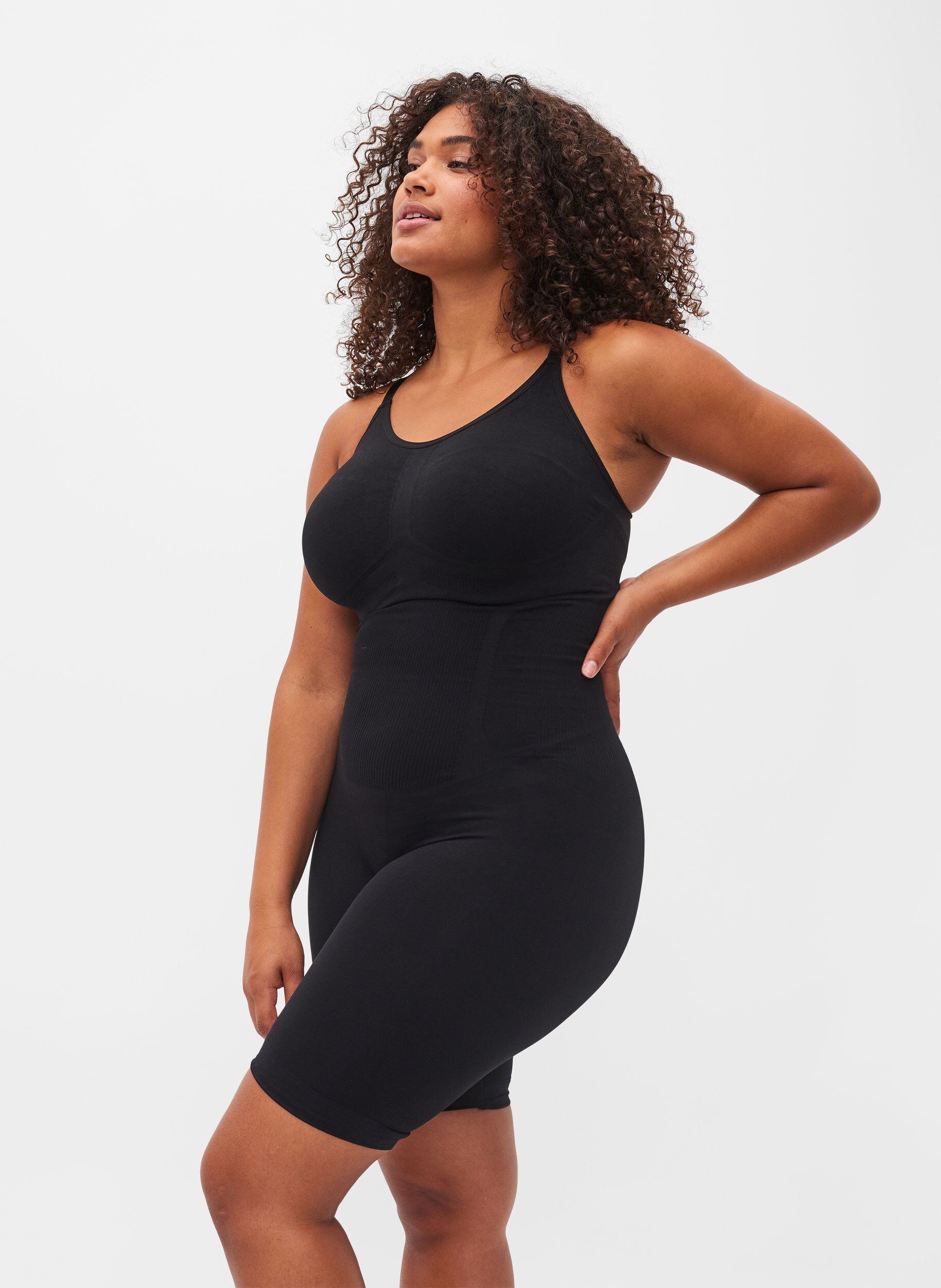 Shapewear Overall, Schwarz, Model