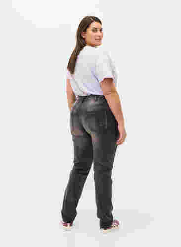 Slim Fit Emily Jeans mit normaler Taille, Dark Grey Denim, Model image number 1