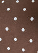 Kurz&auml;rmelige Strickbluse mit Polka Dots, Braun, Packshot image number 2