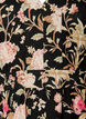 Gebl&uuml;mtes Kleid aus Leinen und Viskose mit Empire-Linie, Schwarz, Packshot image number 2