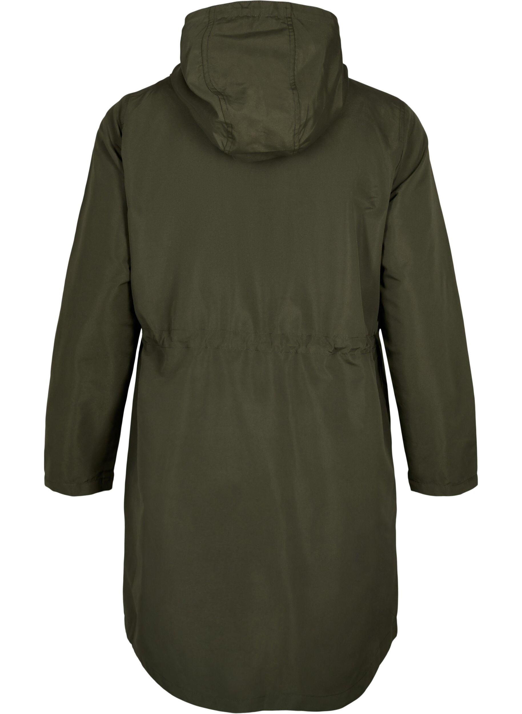 ZizziWasserabweisender Parka mit Kapuze, Gr&uuml;n, Packshot image number 1