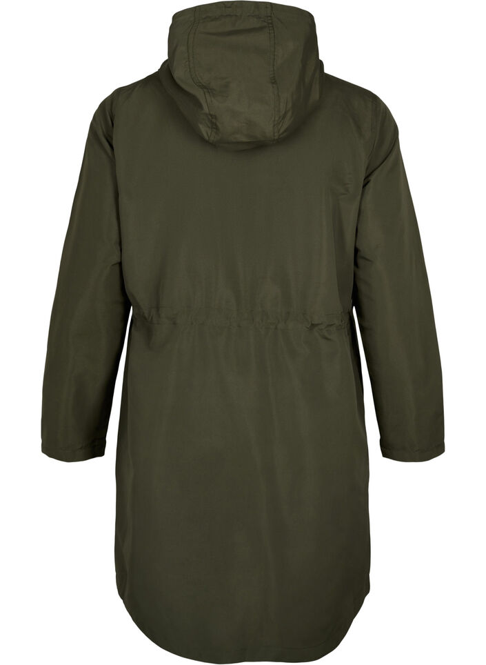 FLASH - Wasserabweisender Parka mit Kapuze, Black Ink, Packshot image number 1