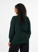 Cardigan aus Feinstrick mit Rundhalsausschnitt, Gr&uuml;n, Model image number 2