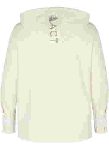 Sweatcardigan mit Kapuze und Taschen, Light Gray, Packshot image number 1