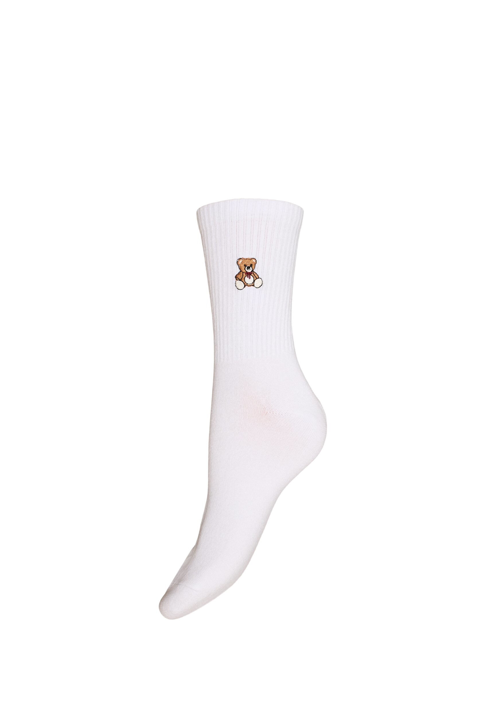 ZizziSocken aus Baumwolle mit Muster, Wei&szlig;, Packshot image number 0