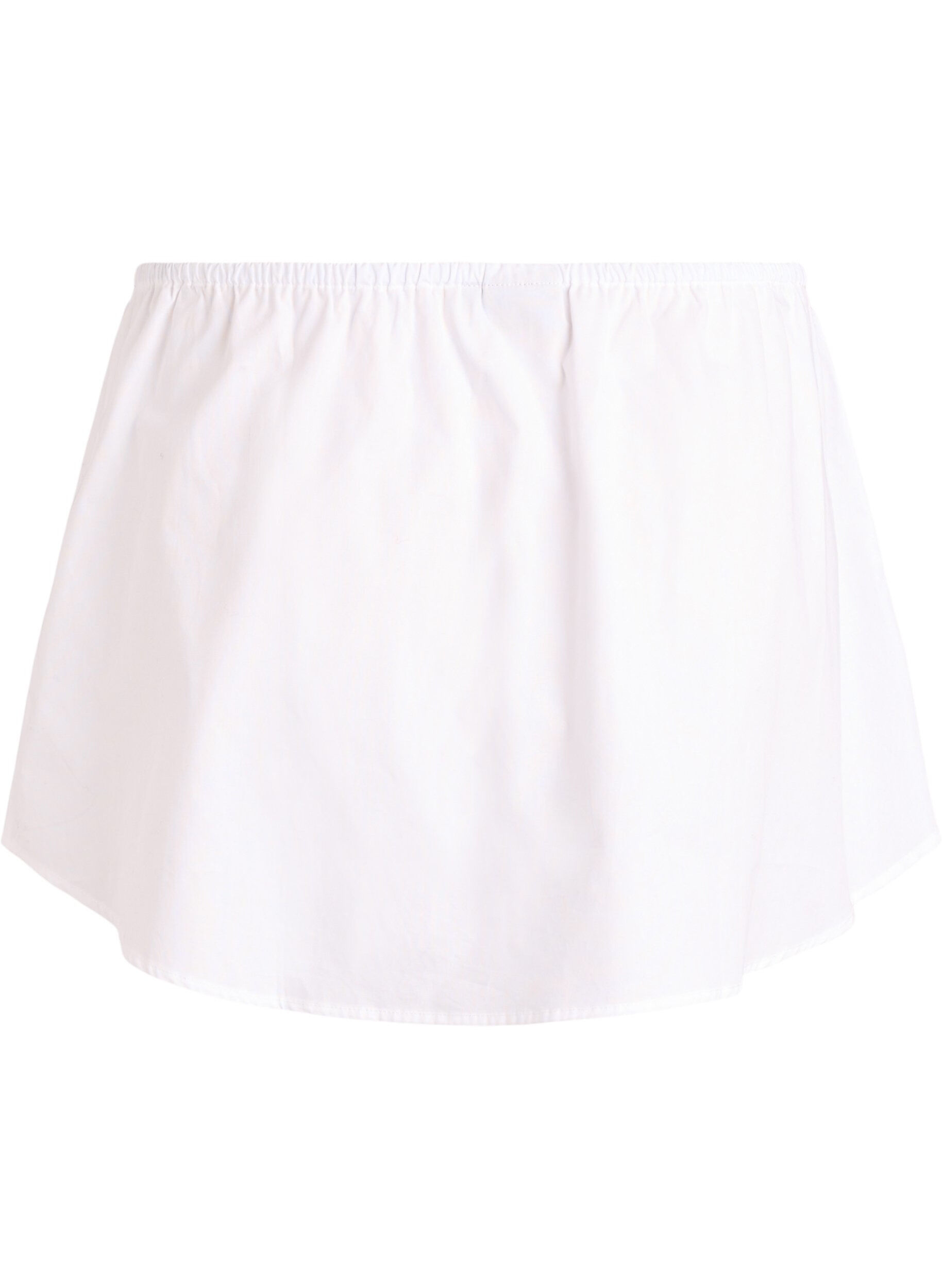 ZizziHemdverl&auml;ngerung aus 100% Baumwolle, Wei&szlig;, Packshot image number 1