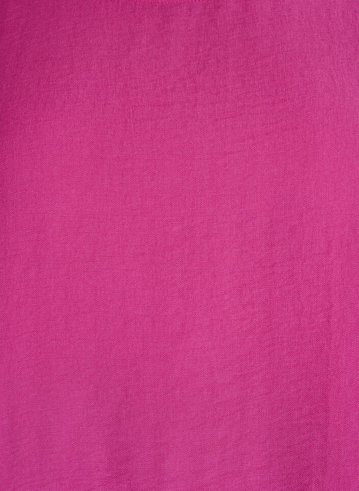 Bluse aus Viskose mit halben Ärmeln, Raspberry Rose, Packshot image number 2