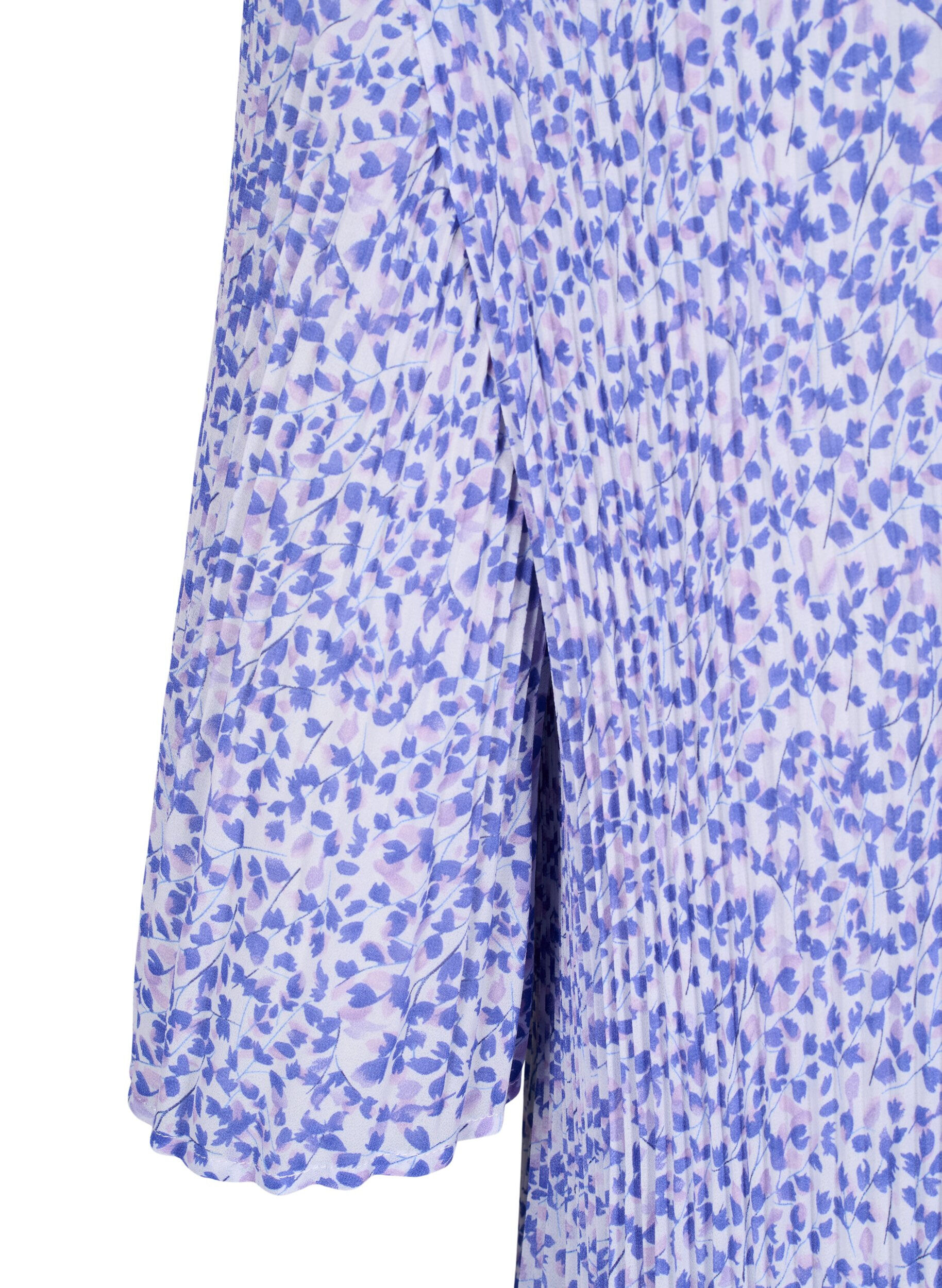 Zizzi Plisseebluse mit Blumenmuster, Small Flower AOP, Packshot image number 3