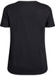 Weihnachts-T-Shirt aus Bio-Baumwolle, Schwarz, Packshot image number 1
