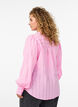 Bluse mit Längsstreifen, Pink, Model image number 2
