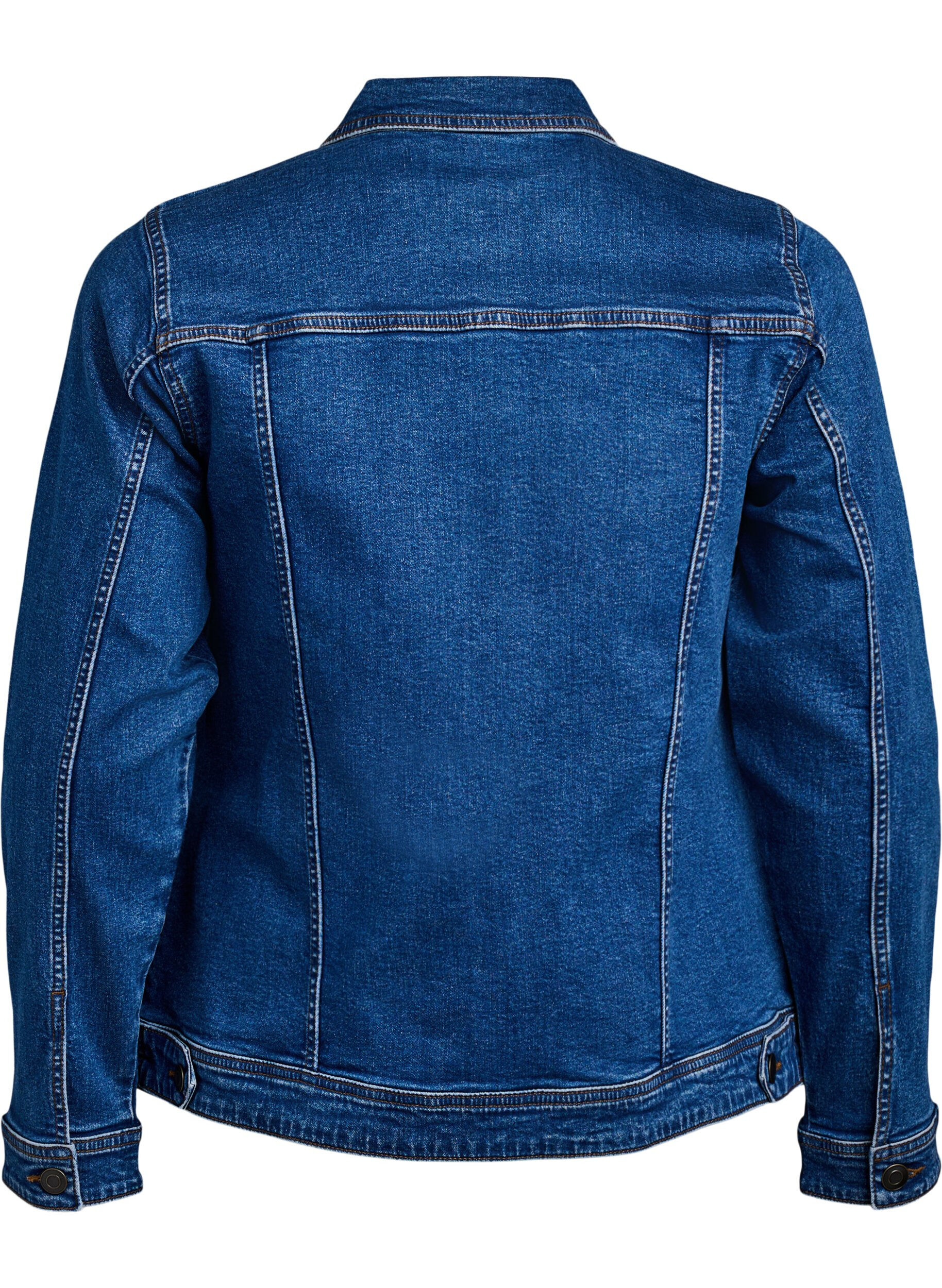 ZizziJeansjacke im klassischen Schnitt, Blau, Packshot image number 1