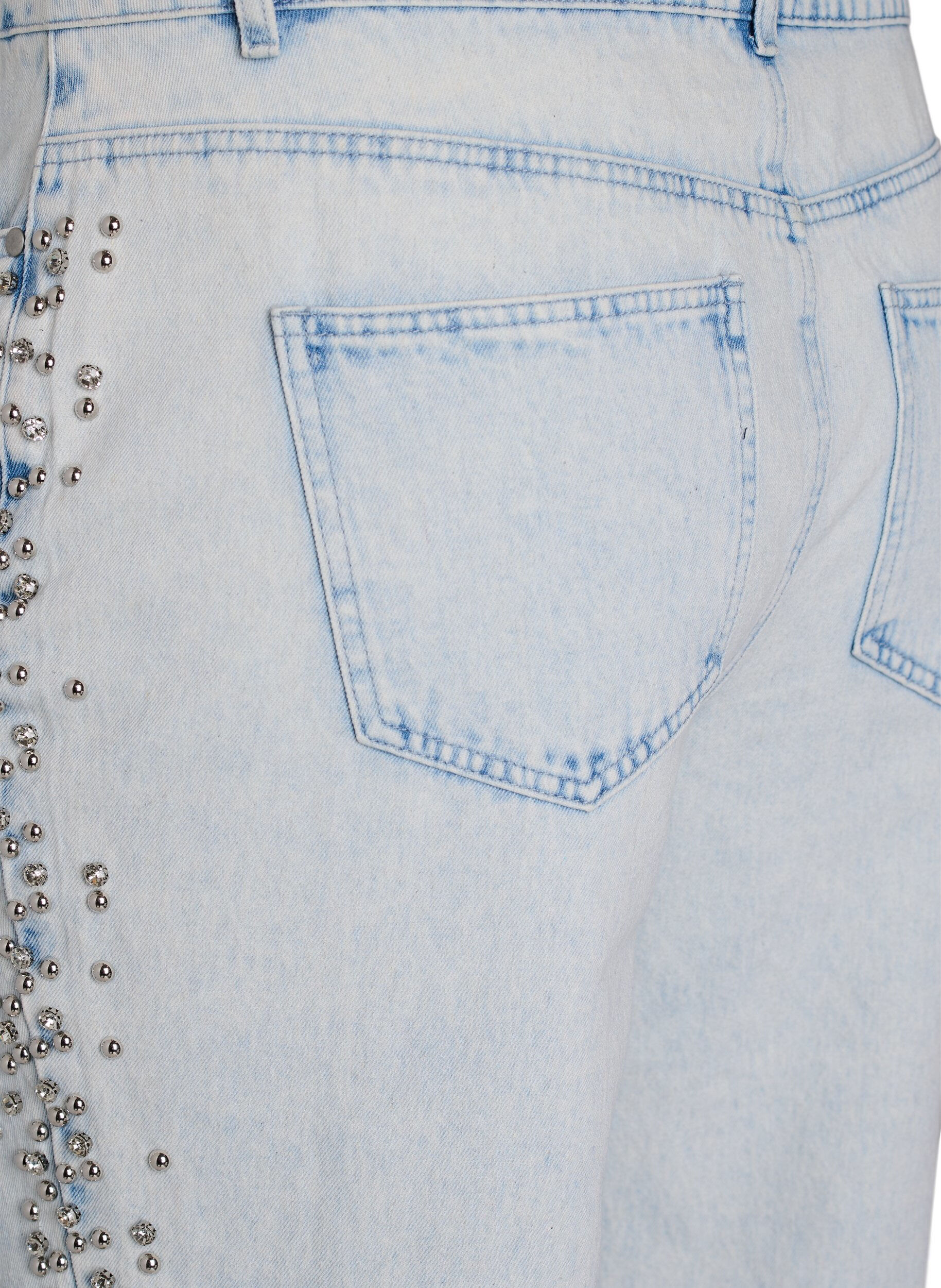 ZizziKiana Jeans mit Zierdetails an den Seiten, Blau, Packshot image number 3