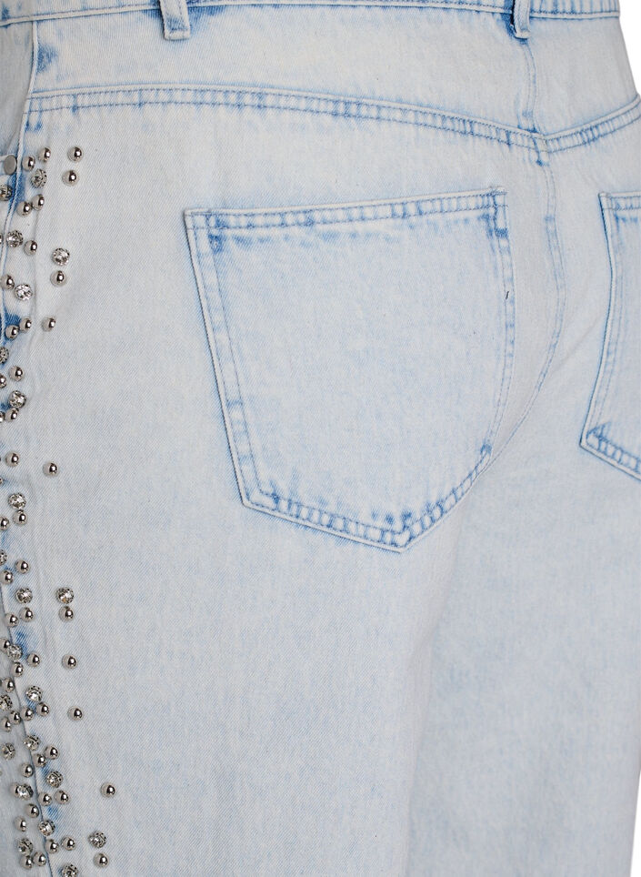 Kiana Jeans mit Zierdetails an den Seiten, Blau, Packshot