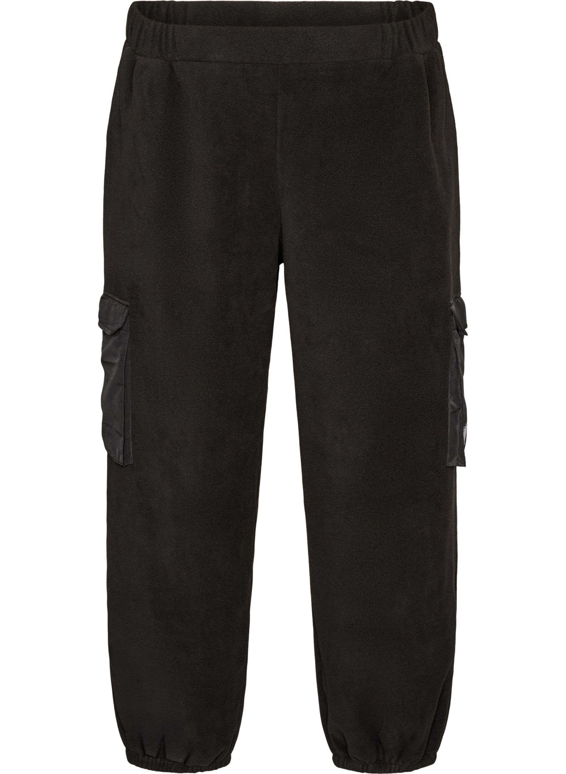 Jogginghose aus Fleece mit Cargotaschen