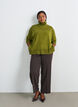 Rollkragenpullover mit lockerer Passform, Gr&uuml;n, Model image number 1