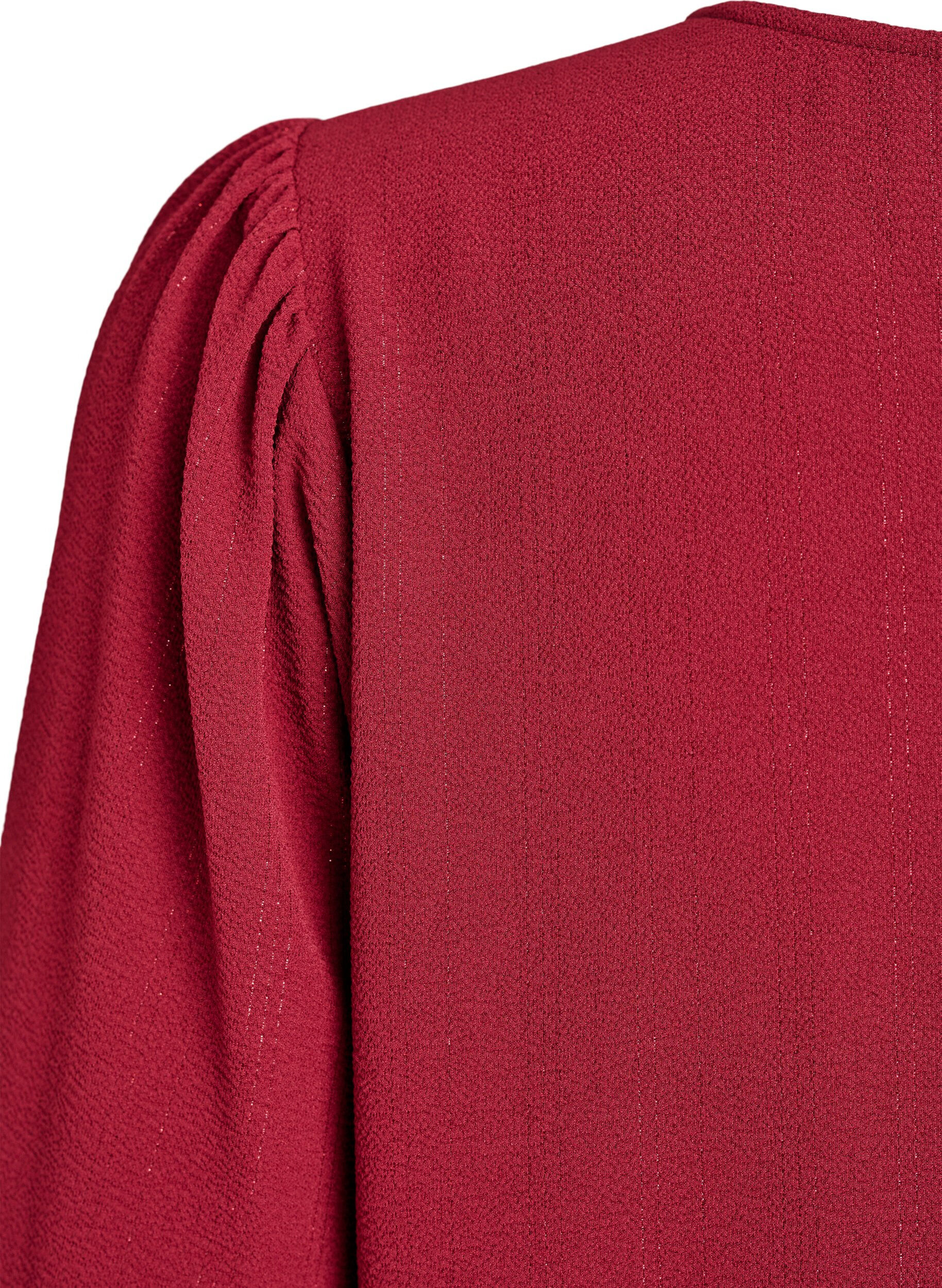 ZizziBluse mit Glitzer, Dunkles Bordeaux, Packshot image number 3