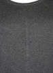 Strick-Tunika aus Viskosemischung, Dark Grey Melange, Packshot image number 2