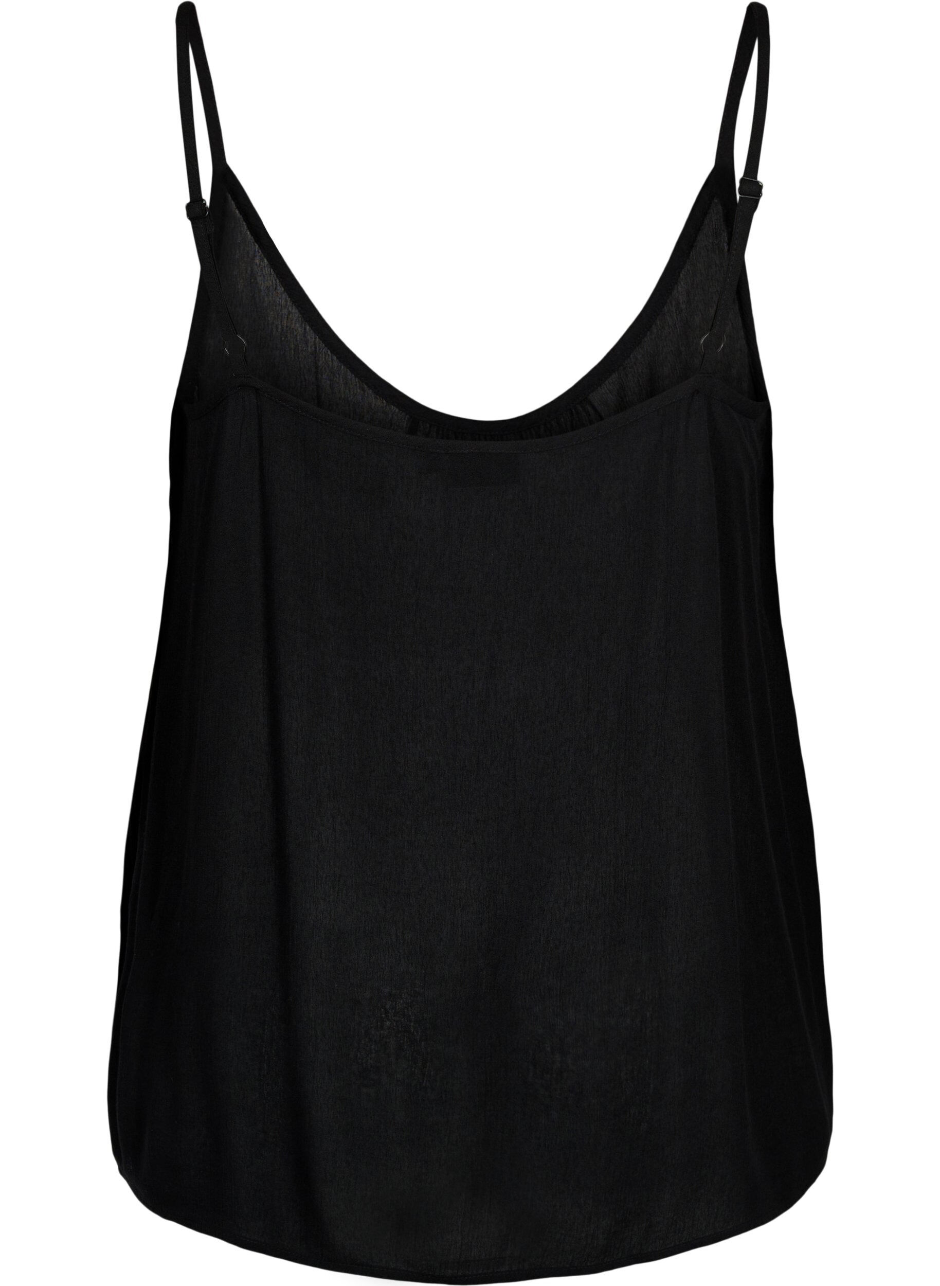 ZizziTr&auml;gertop aus Viskose, Schwarz, Packshot image number 1