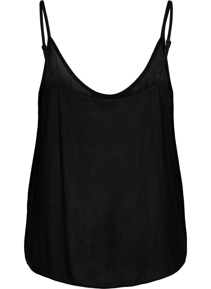 Tr&auml;gertop aus Viskose, Schwarz, Packshot image number 1