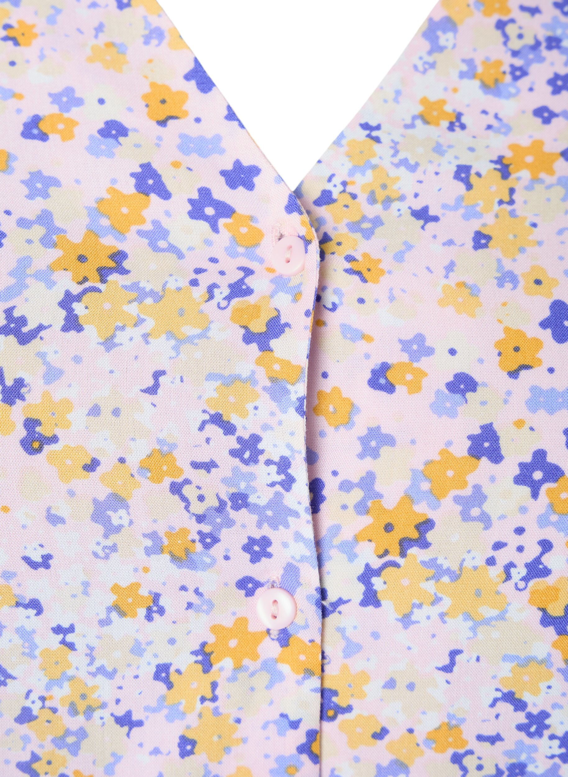 ZizziBedrucktes Schlafanzugoberteil aus Viskose, Rot, Packshot image number 2