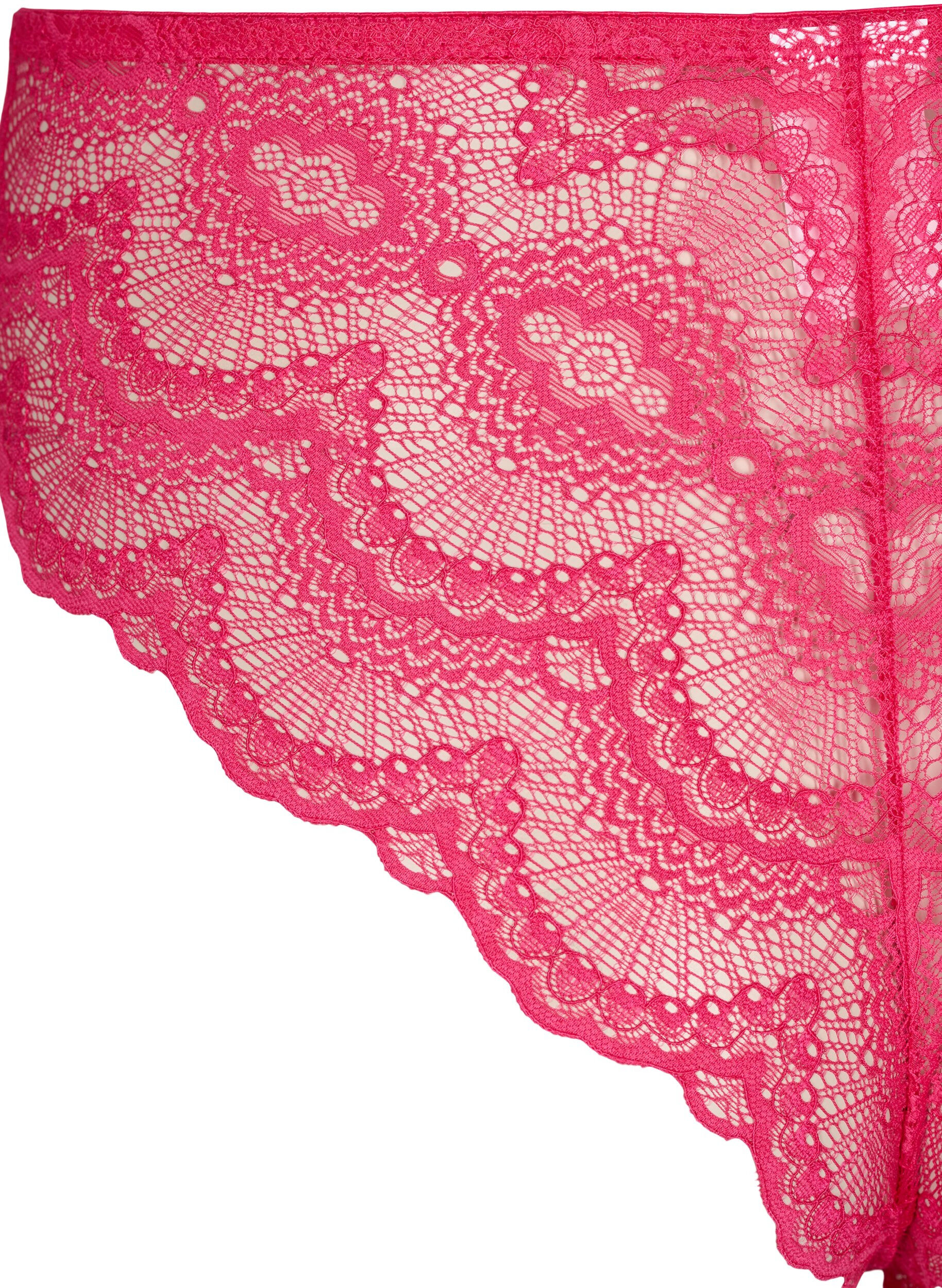 ZizziBrazilian Lace Slip mit normaler Bundh&ouml;he, Pink, Packshot image number 3
