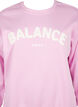 Sweatshirt mit Frottee-Schriftzug, Pink, Packshot image number 2
