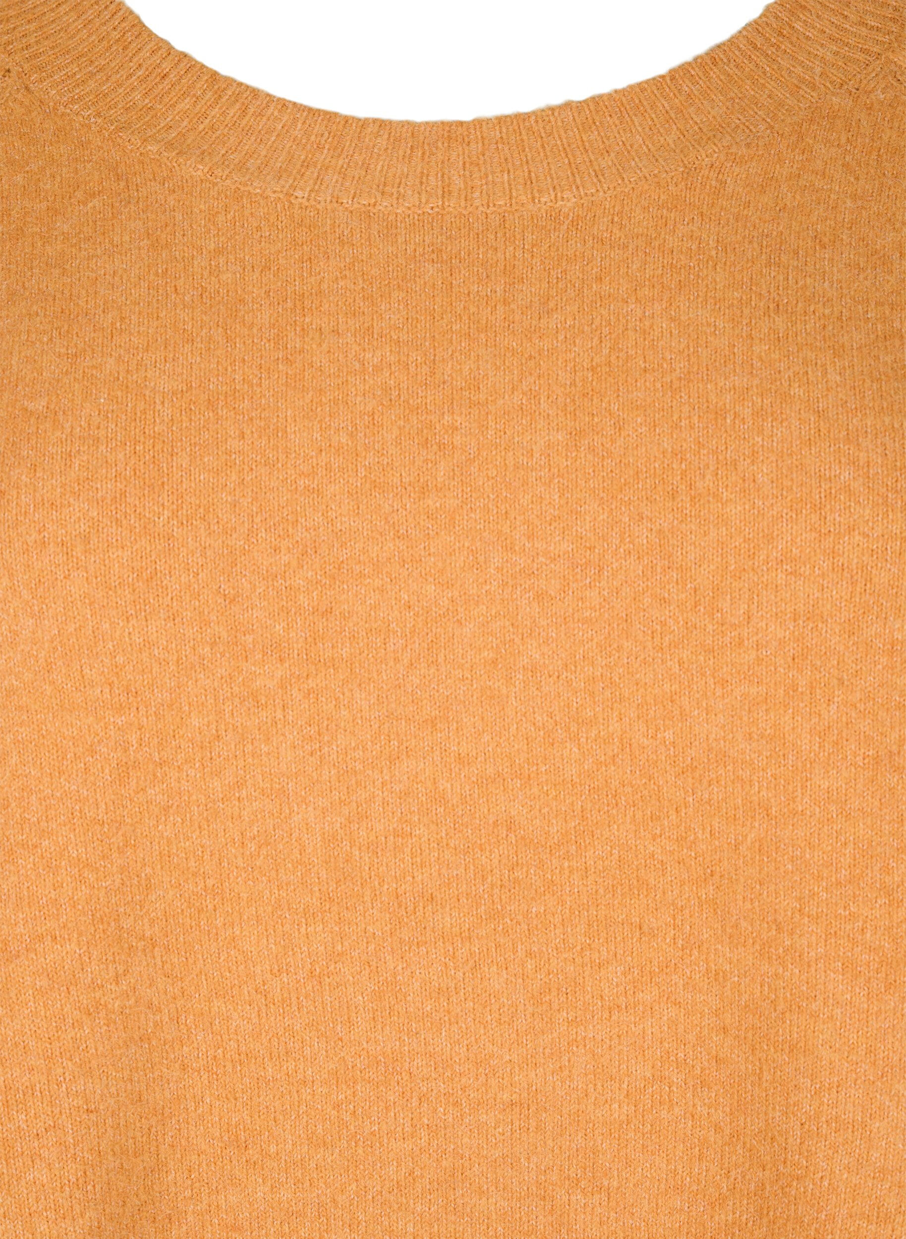 ZizziStrickbluse mit Perlendetails, Yam White Mel., Packshot image number 2