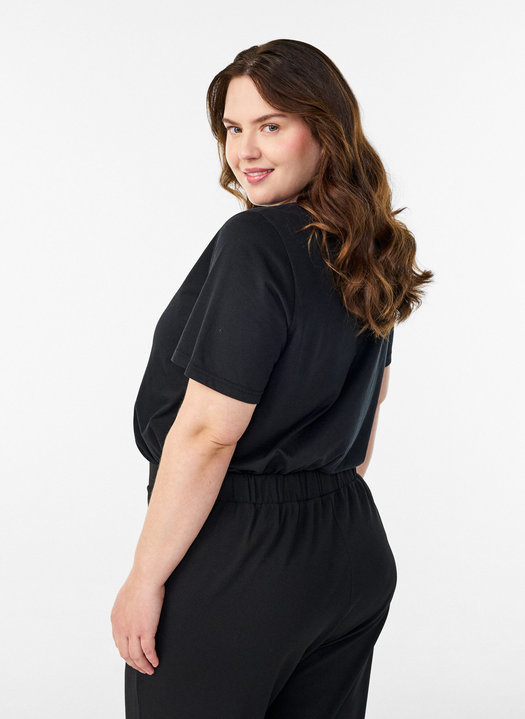 ZizziT-Shirt mit Print, Schwarz, Model image number 2