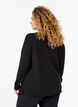 Bluse mit Perlenverzierung, Black, Model image number 1