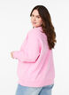 Sweatshirt mit Textaufdruck, Bubblegum, Model image number 1