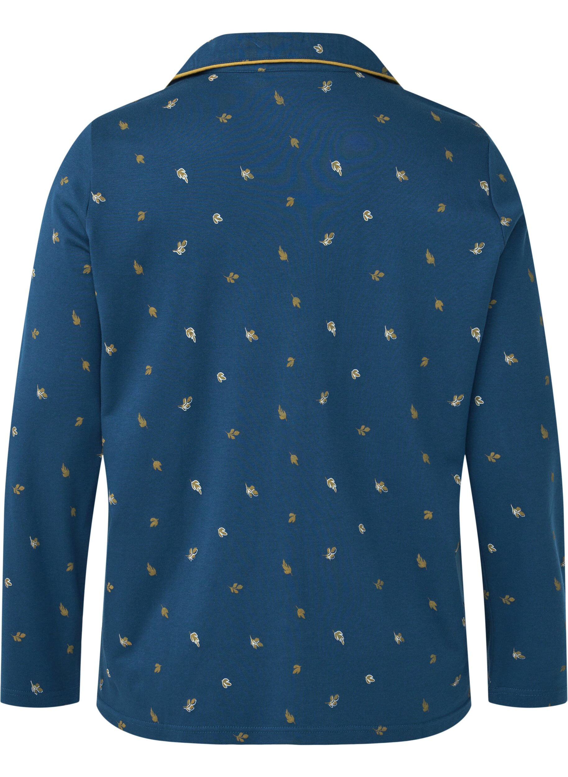 ZizziBaumwollnachthemd, Blue Opal AOP, Packshot image number 1