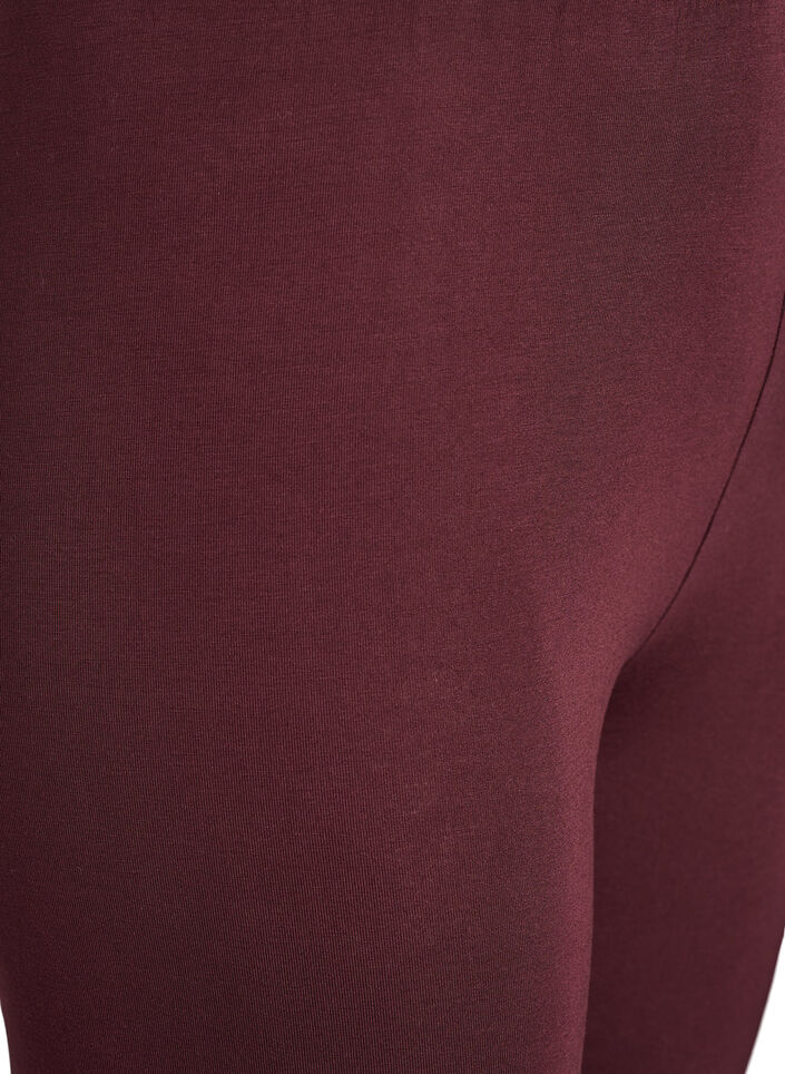 Basic-Leggings mit extra L&auml;nge, Dunkles Bordeaux, Packshot image number 2