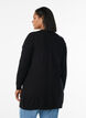 Lange Strickjacke aus einer Viskosemischung, Black, Model image number 1