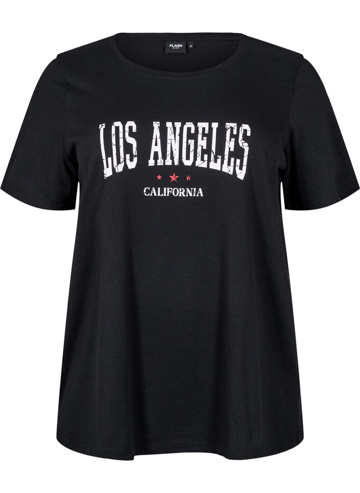 FLASH - T-Shirt mit Print, Schwarz, Packshot image number 0