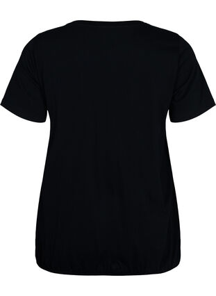 Baumwoll-T-Shirt mit Folien-Druck, Black W. Love, Packshot image number 1