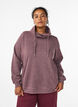 Sweatshirt mit Stehkragen und Taschen, Rot, Model image number 0