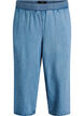 Culotte aus Lyocell mit weitem Bein in Jeans-Optik, Blau, Packshot image number 0