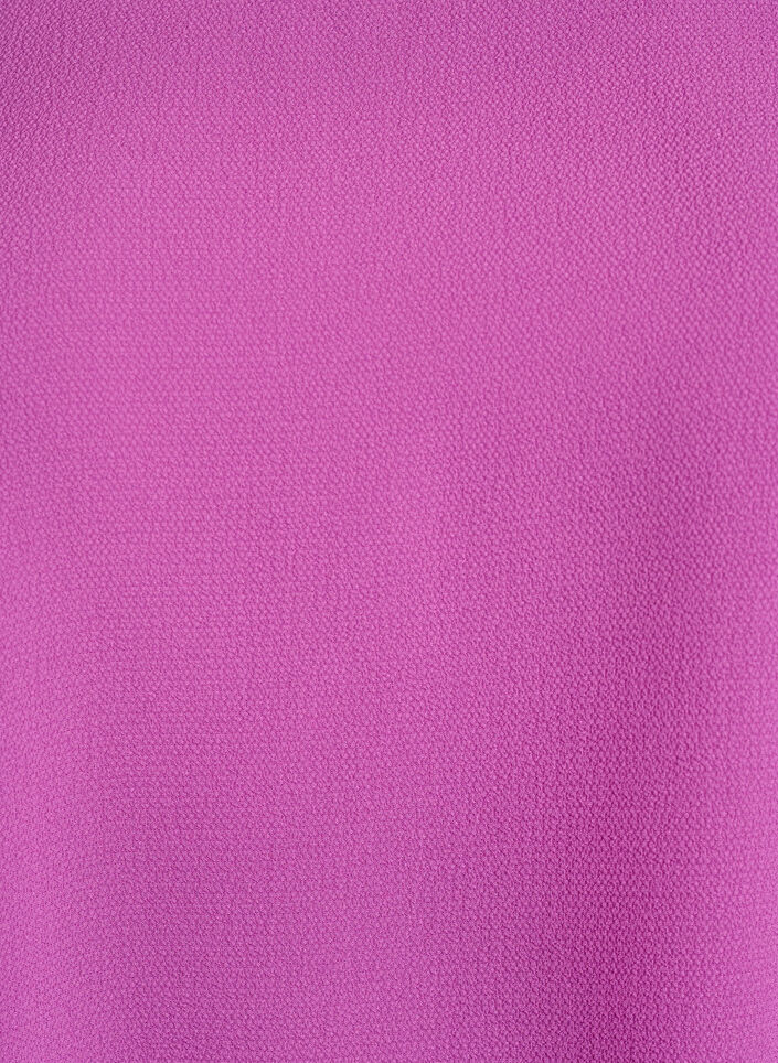 Bluse mit kurzen &Auml;rmeln und Rundhalsausschnitt, Lila, Packshot image number 2