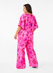 Geblümter Jumpsuit mit Fledermausärmeln, Pink Rose AOP, Model image number 1