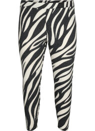 Leggings mit Zebra-Print, White Zebra, Packshot