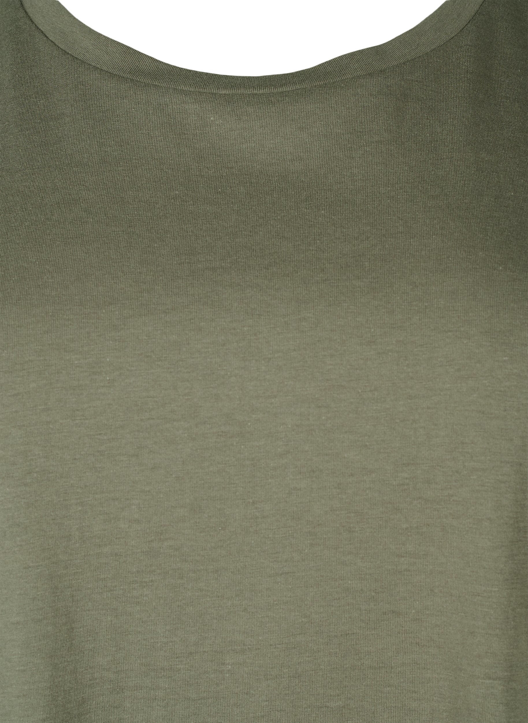 Zizzi2er-Pack kurz&auml;rmlige T-Shirts, Gr&uuml;n, Packshot image number 4