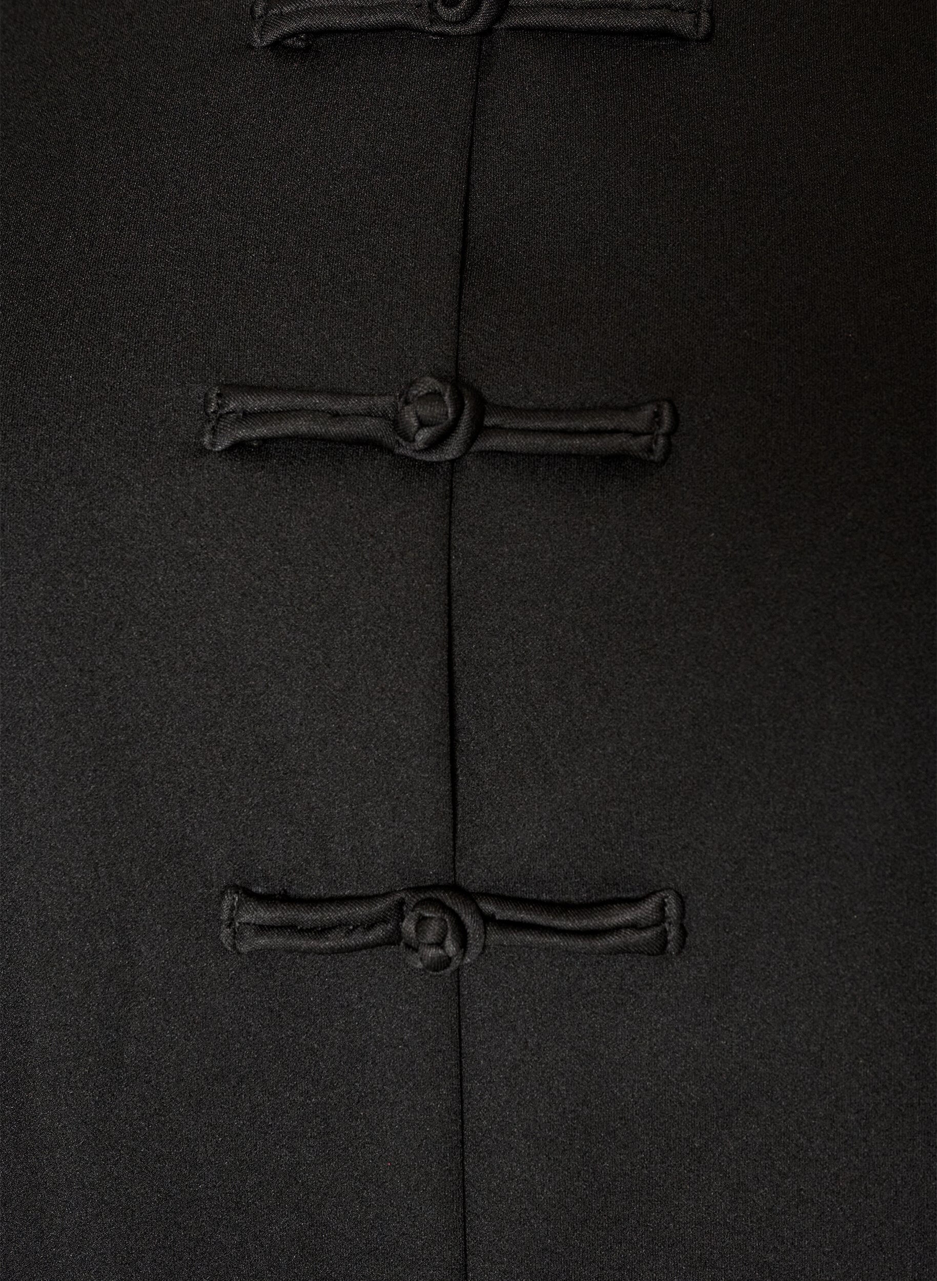 ZizziFigurbetonter Cardigan mit Knotenverschl&uuml;ssen, Schwarz, Packshot image number 2