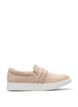 Schuhe aus Wildlederimitat mit geflochtenen Riemen, Beige, Packshot image number 0